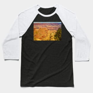 Rim Trail Viewpoint Grand Canyon Baseball T-Shirt
